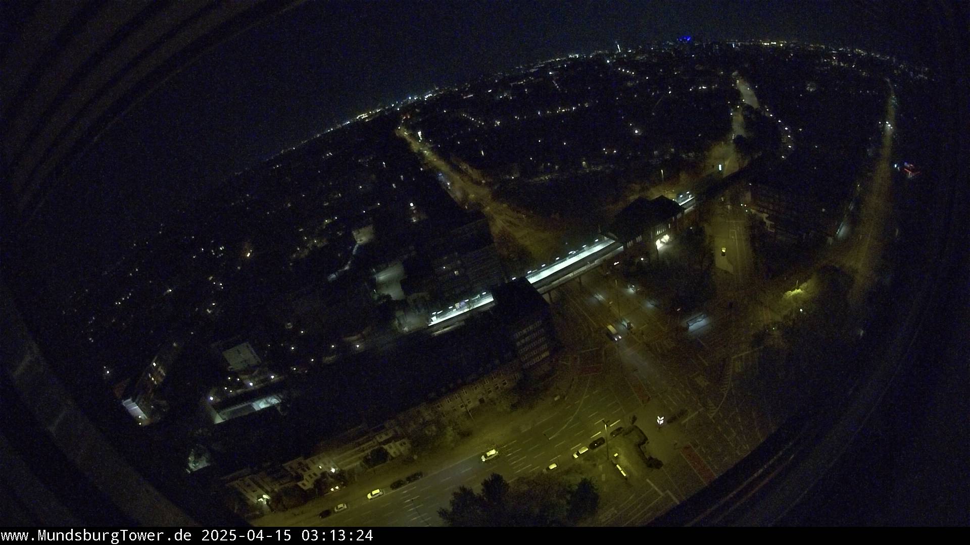 Hamburg, Blick v. Mundsburgtower / Deutschland